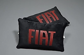 Fiat Logo Baskılı Araba Koltuk Yastığı 2`li